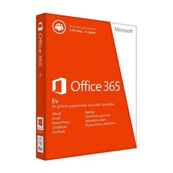 
                  Microsoft Office 365 Pro Plus Mac 5 Cihaz Ofis Yazılımı
                