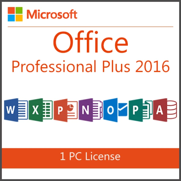 
                  Office 2016 Pro Plus ESD Lisans Anahtarı
                
