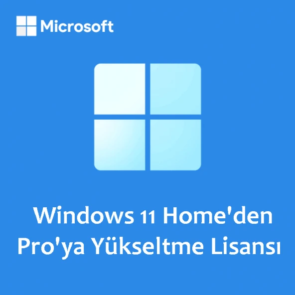 
                  Windows 11 Pro Yükseltme Retail Lisans Key
                